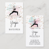 *~*  Yoga Pose AP33 Rainbow Spiritual Chakra 名刺 (正面/裏面)