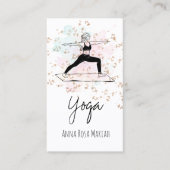 *~* Yoga Pose AP33 Rainbow Spiritual Chakra 名刺 (正面)