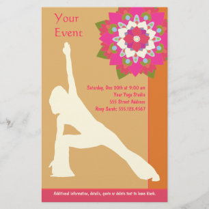 Yoga Pose Flyer チラシ
