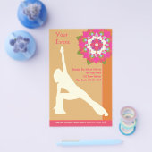 Yoga Pose Flyer チラシ (シングル)