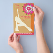 Yoga Pose Flyer チラシ (ハンドル)