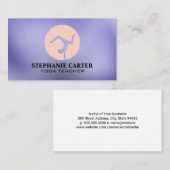 Yoga Pose | Health Fitness | Mindfulness 名刺 (正面/裏面)