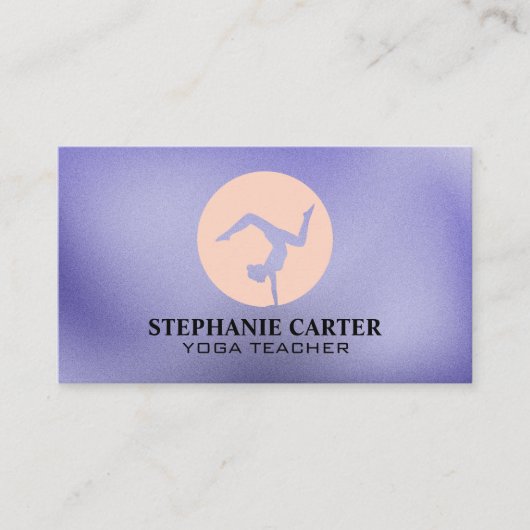 Yoga Pose | Health Fitness | Mindfulness 名刺 (正面)