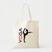 Yoga Pose Silhouette トートバッグ (正面)