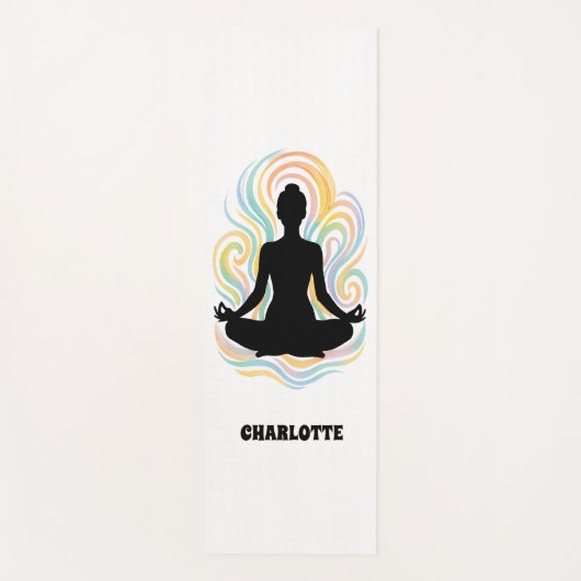 Yoga pose swirls name ヨガマット (正面)