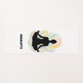 Yoga pose swirls name ヨガマット (正面(横))
