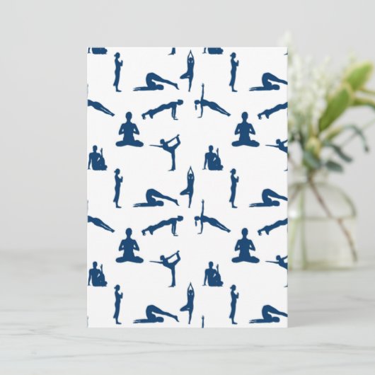 Yoga Posesカード 案内状 (スタンド正面)