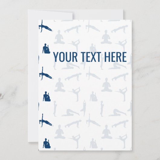 Yoga Poses Asanas発表 案内状 (正面)