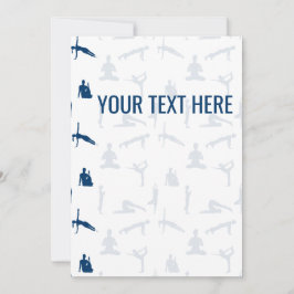 Yoga Poses Asanas発表 案内状