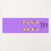 Yoga Poses Before Bed Routine Poses With Times ヨガマット (裏面(横))