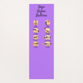 Yoga Poses Before Bed Routine Poses With Times ヨガマット (裏面)