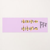 Yoga Poses Before Bed Routine Poses With Times ヨガマット (裏面(横))