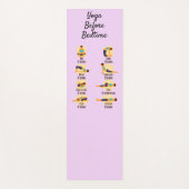 Yoga Poses Before Bed Routine Poses With Times ヨガマット (正面)