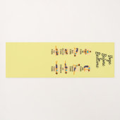 Yoga Poses Before Bed Routine Poses With Times ヨガマット (裏面(横))