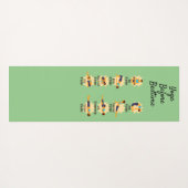 Yoga Poses Before Bed Routine Poses With Times ヨガマット (裏面(横))