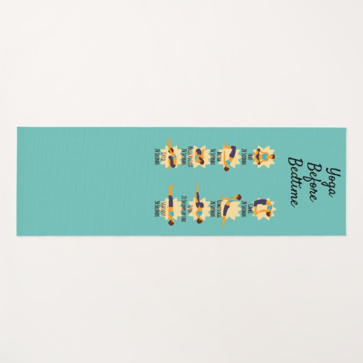 Yoga Poses Before Bed Routine Poses With Times ヨガマット (正面(横))