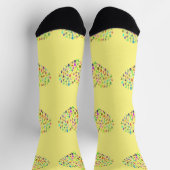 Yoga Poses Heart Thunder_Cove ソックス (上部)