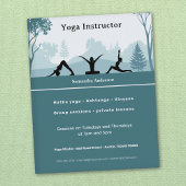 Yoga Poses & Landscape - Yoga Instructor チラシ