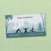 Yoga Poses & Landscape - Yoga Instructor 名刺