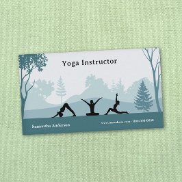 Yoga Poses & Landscape - Yoga Instructor 名刺