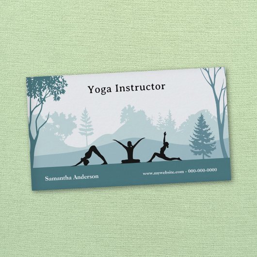 Yoga Poses & Landscape - Yoga Instructor 名刺