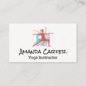 Yoga Poses Layered 名刺 (正面)