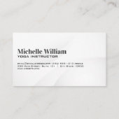 Yoga Poses Layered 名刺 (裏面)