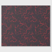 Yoga poses pattern | Yoga seamless pattern 12 ラッピングペーパー (フラット)