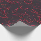 Yoga poses pattern | Yoga seamless pattern 12 ラッピングペーパー (角)