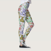 Yoga poses pattern | Yoga seamless pattern 60 レギンス (右)