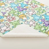 Yoga poses pattern | Yoga seamless pattern 63 シェルパブランケット (3/4)
