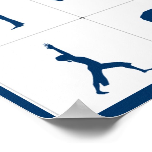 Yoga Poses Tree of Life, Lotus, & More Chart ポスター (角)