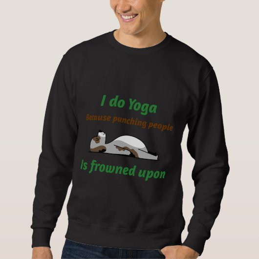 Yoga Punting People スウェットシャツ (正面)