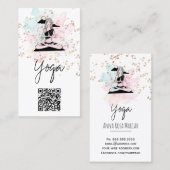 *~*Yoga QR AP33 Rainbow Spiritual Cloud 名刺 (正面/裏面)