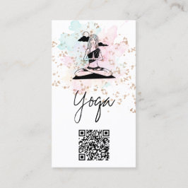 *~*Yoga QR AP33 Rainbow Spiritual Cloud 名刺
