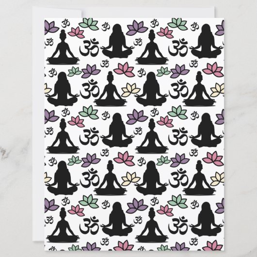 Yoga Scrapbook Paper (裏面)