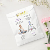 yoga serene calm relax meditation manifestation フェイバーバッグ (封をした状態)