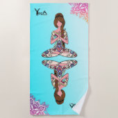 Yoga - Serviette de plage ビーチタオル (正面)