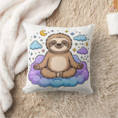 Yoga Sloth Poses クッション (ブランケット)