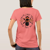 Yoga Speak : Save The Bee ... Save The World! Tシャツ (裏面)