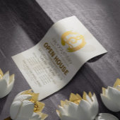 YOGA Studioオープンハウス瞑想姿勢禅サイン チラシ