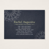 YOGA Studioギフト証明書金ゴールド曼荼羅花 (裏面)