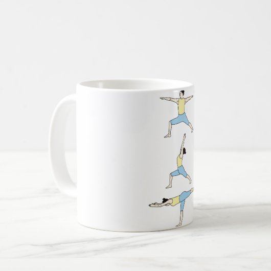 Yoga Tasse コーヒーマグカップ (正面左)