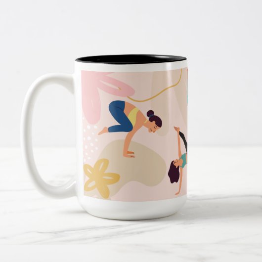Yoga Tea Mug ツートーンマグカップ (左)