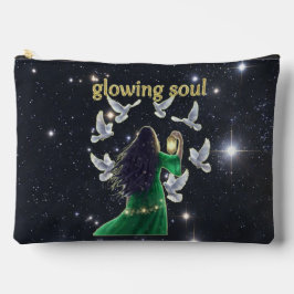 Yoga teacher gift Glowing soul  アクセサリーポーチ