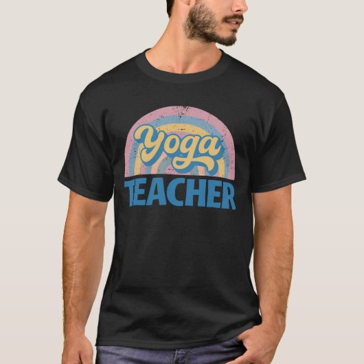 Yoga Teacher – Vintage Sunset Tシャツ (正面)