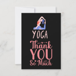 Yoga Thank you card for instructor  サンキューカード