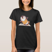 Yoga Time With Cute Penguin Yoga Tシャツ (正面)