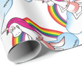 Yoga Unicorn ラッピングペーパー (ロールコーナー)