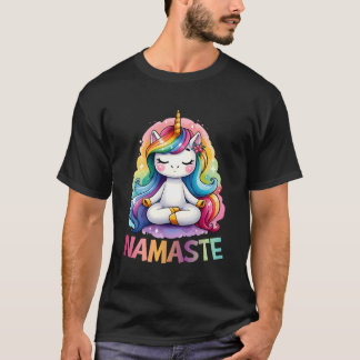 Yoga Unicorn Namaste Yogi Gift Yoga Lovers Tシャツ